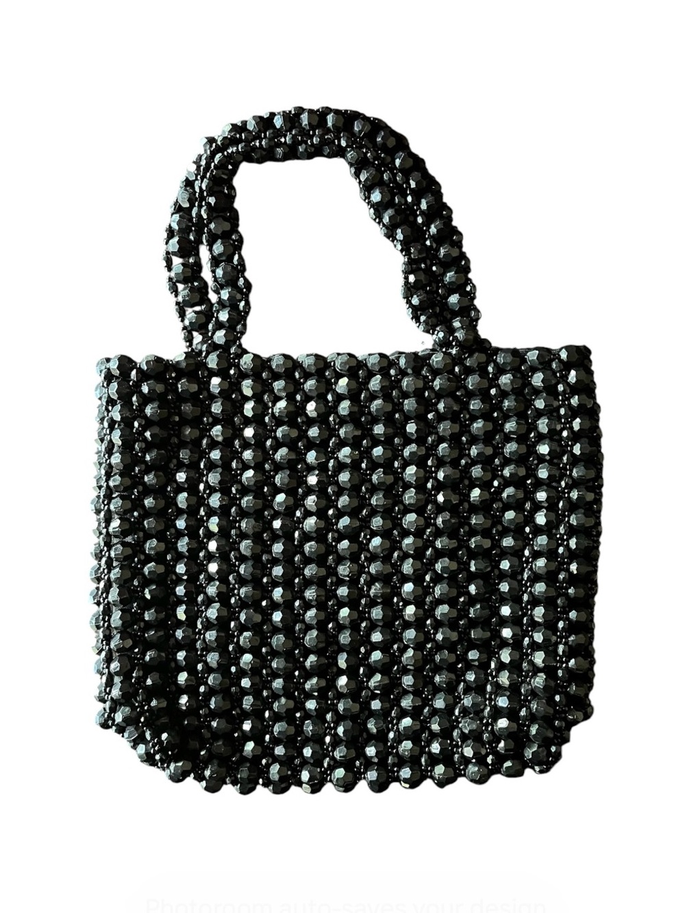 Rampage Black Beaded Handbag